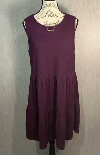 Nine Britton NWT Rich Purple Midi Dress Size Large