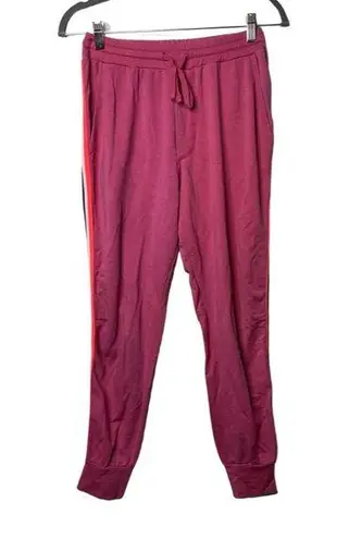 Sundry  raspberry pink jogger sweats stripe side panels sz 1