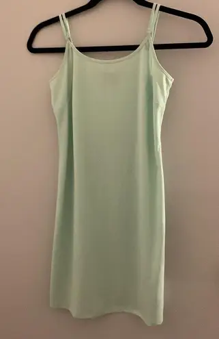 Forever 21 Mint Green Floral Embroidery Dress