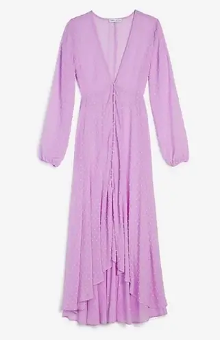 EXPRESS  X Rocky Barnes Sheer Dot Kimono Duster Y2K