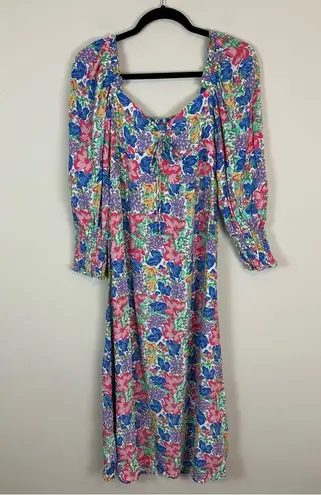 Faithfull the Brand aithfull the Brand | Colorful Floral Mathilde Midi Dress Size 4