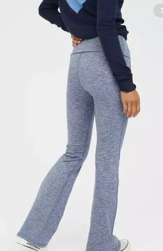 Aerie SMALL REGULAR OFFLINE By  The Hugger High Waisted Foldover Flare Legging - Image 8