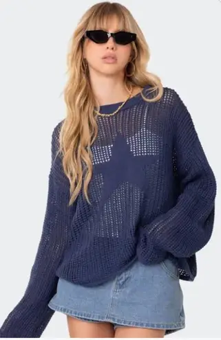 Edikted Oversized Star Sweater