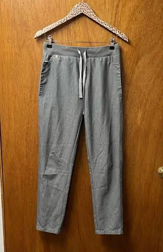 FIGS  Castelar Skinny Scrubs Pants Snap Pocket Graphite Grey Gray XS