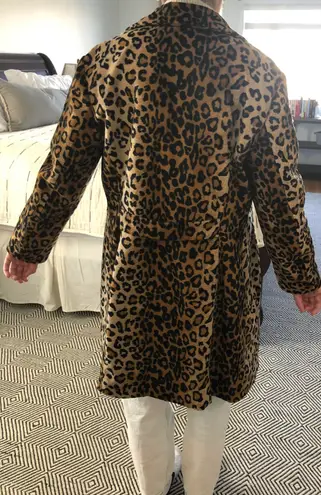 Nine West Leopard Oversized Jacket