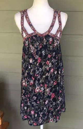 Flying Tomato  Floral Dress with Embroidered Straps