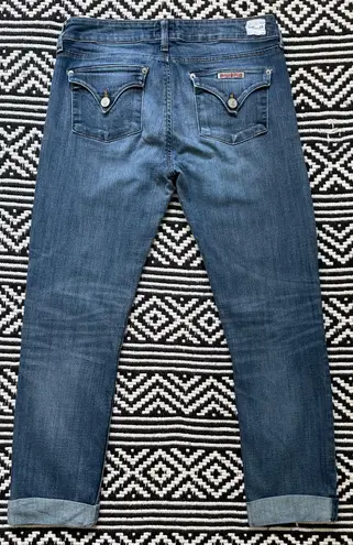 Hudson Bacara Crop Straight Cuffed Jeans