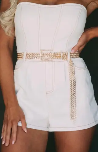 These Three Boutique Gold Chain Adjustable Belt