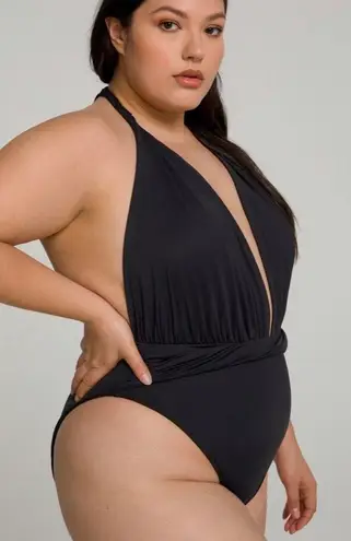 Boutique WHITE Deep V flattering Waist Cincher One Piece