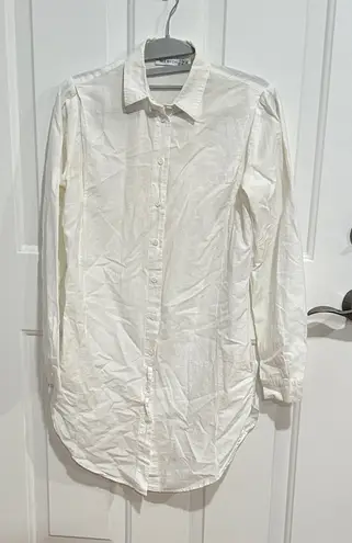 See By Chloe  Cream Button Down Shirt Dress