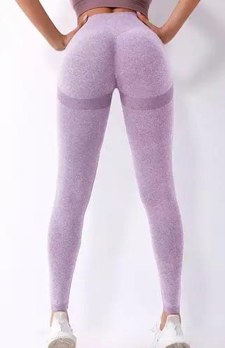 Brazilian butt lift up work out legging Purple Size M