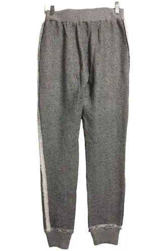 Nation Ltd  Gray Side Stripe Elastic Waist Ankle Sweatpants Small (Est.)