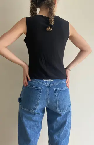 Roz & Ali Black Embellished Tank Top