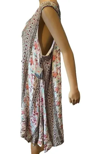 NEW Love Delirious Plus Hippie Boho Eclectic Floral Paisley Handkerchief Dress Size 2X