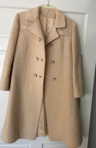 Bromleigh New York Double Breasted Tweed Coat Women's light pink Outerwear