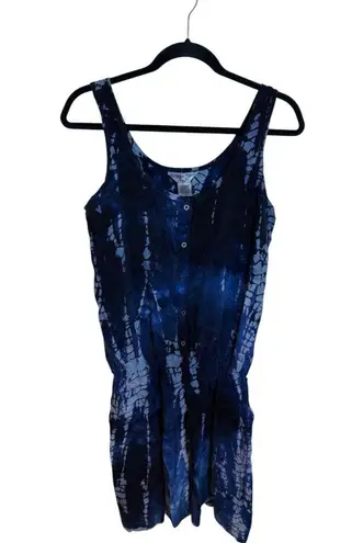 Hard Tail Midnight Blue Y2K Elastic Waist Dress Size XS