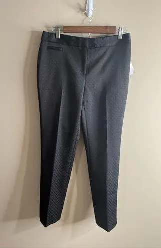 CeCe women’s black Charcoal Patterned Dress Pants size 6