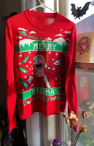 Rick and Morty Rickmas holiday Christmas sweater