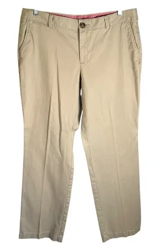 Dockers Womens Khaki Pants Size 16M Beige Chino Casual Cotton Blend