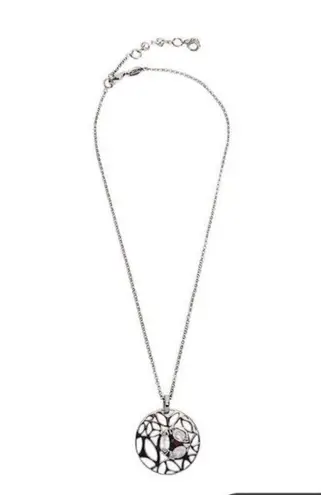 Di Modolo Rock Crystal Necklace in Plated Black Rhodium MSRP $650 NWT Dust Bag