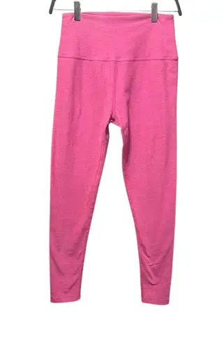 Beyond Yoga Spacedye Caught In The Midi High Waisted Legging in Pink Punch Heather Size L - Image 1