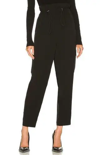 H:ours Black Cargo Pants XS Barrel Streetwear Baggy Paperbag Revolve $178 NEW