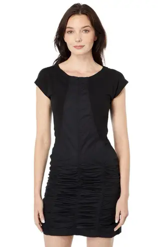 XCVI Wearables Aviana mini Dress black size Medium coastal Lagenlook Minimalist
