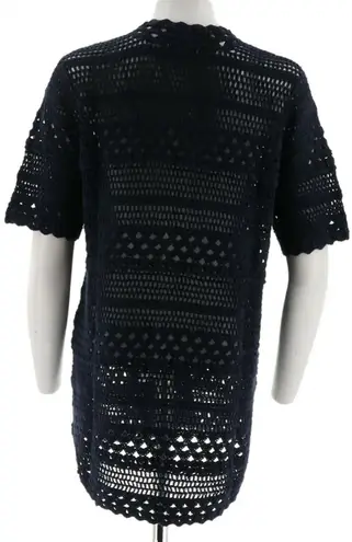 Isaac Mizrahi Hand Crochet Open Front Cardigan Women's A306443