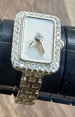 Sterling Silver Mother Of Pearl Ring Size 7