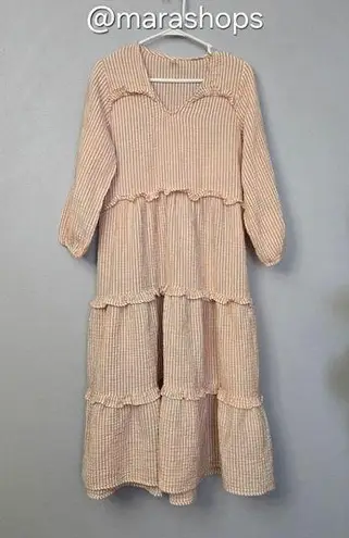 Rylee and Cru Peachy Stripe Mabel Womens Dress