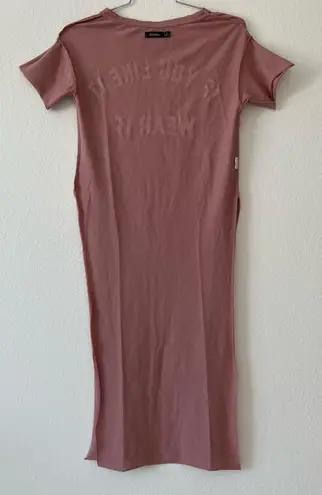 Berksha Bershka Long Pink Top