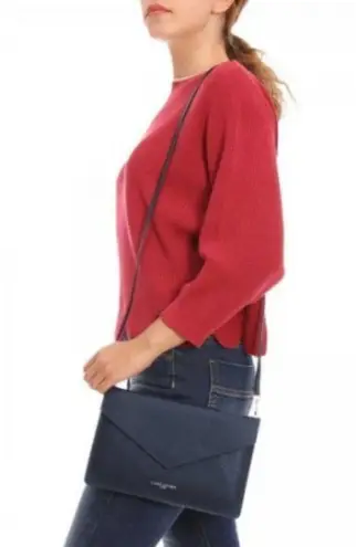 đź’•LANCASTER PARISđź’• Leather Envelope Clutch Xbody