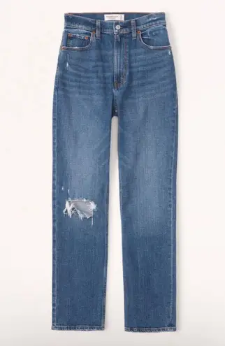 Abercrombie & Fitch Abercrombie Ultra High Rise Straight Ankle Jeans