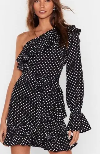 open lace back dress Ishtar One Shoulder Cut Out Maxi Dress in Black