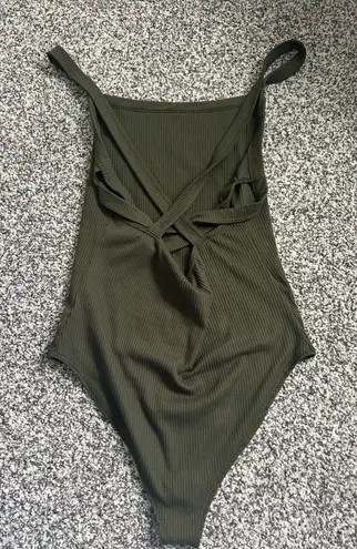 Green Tank Bodysuit