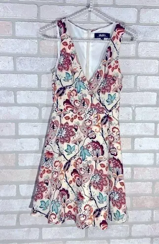 Lulumari Lulu’s Growing Garden Floral Print Faux Wrap Dress Size XS