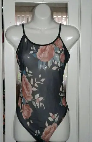 NWT Sheer Mesh Bodysuit Size undefined
