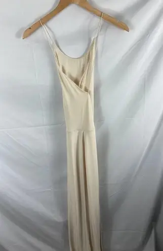 Love by Design Slinky Strappy High Slit Long Dress M