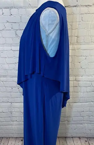 CAPSULE Jumpsuit Layered Cobalt Blue