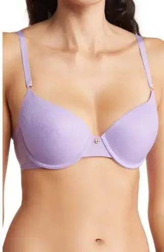 Natori 💕💕 Sheer Jacquard Full Fit Contour Underwire Bra ~ French Lilac 34DD NWT