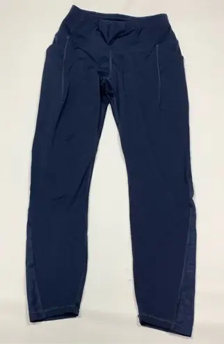 All In Motion 005 navy sheer leg legging size small
