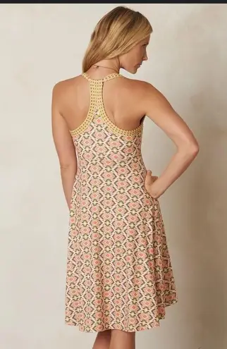 prAna  Cali Safari Guava Racerback dress with built in shelf bra