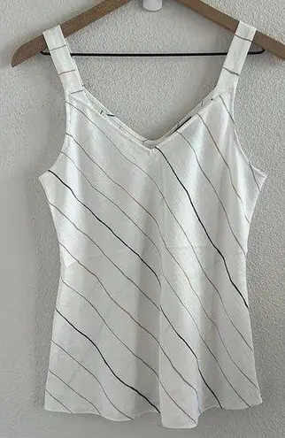 Nic+Zoe Striped Tank Contemporary Preppy Casual XS