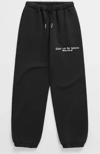 OG DONT EAT THE HOMIES SWEATPANTS NWT small Black