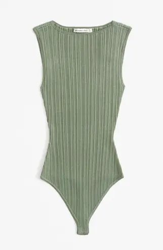 Abercrombie & Fitch Abercrombie Glossy Slash Bodysuit