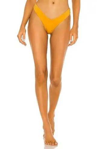 Monica Hansen Beachwear Babe Watch Bikini Bottom Honey Womens Size Medium Orange