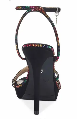 Thalia Sodi Thalía Sodi Livy Black Rhinestone Heels 8.5M