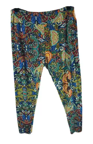 LuLaRoe  Colorful Paisley Patterned Womens Leggings Soft Stretch Fabric TC2 - Image 1