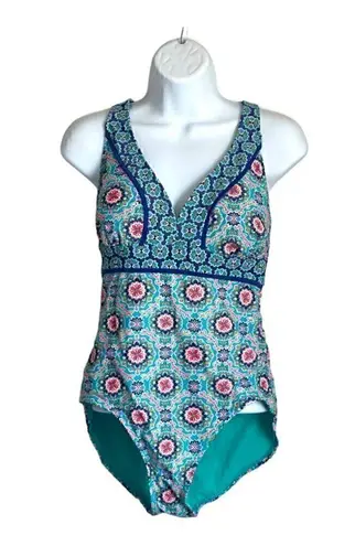 Catalina EUC - Royal Garden One Piece Swimsuit - Size 8/10