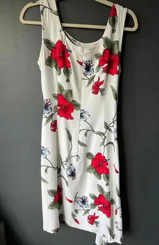 Caribbean Joe Floral Wrap Dress - Elegant Summer Style size 8